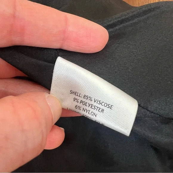 Eileen Fisher Black Textured Coat Jacket Size M - Picture 6 of 7